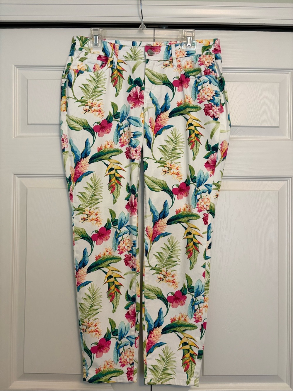 Tommy Bahama Tropical Denim Skinny Ankle Jeans  (US Size 8 )